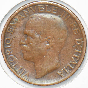 Italy 1921 10 Centesimi Honey Bee animal Vittorio Emanvele III 292928 combine sh