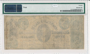PM0106  1861 $5 PMG VF20 confederate contemporary restrike combine shipping