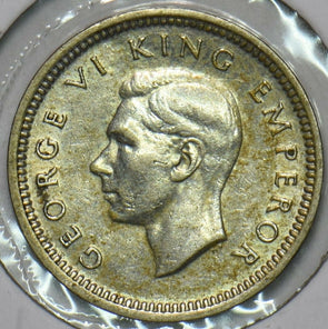 New Zealand 1942 3 Pence 196419 combine shipping