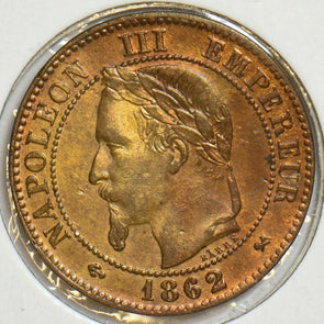 France 1862 K 2 Centimes Eagle animal 298091 combine shipping