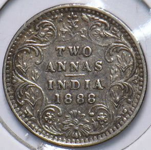 British India 1888 2 Annas 490523 combine shipping