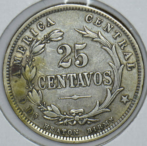 Costa Rica 1892 25 Centavos 290730 combine shipping