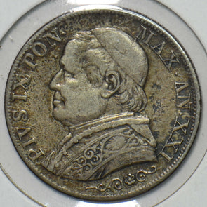 Vatican 1867 Lira 195629 combine shipping