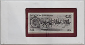 Venezuela 1985 10 Bolivares Bank of all nations. 1 Bolivar stamp RC0569 Horse co