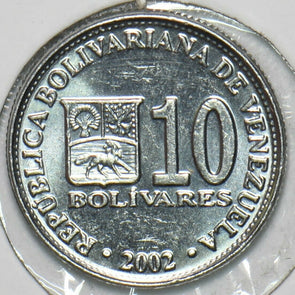 Venezuela 2002 10 Bolivares 903786 combine shipping