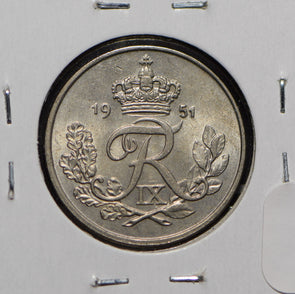 Denmark 1951 25 Ore  901421 combine shipping