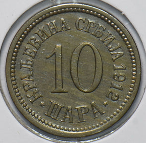 Serbia 1912 10 Para Eagle animal 192586 combine shipping