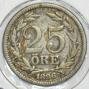 Sweden 1896 25 Ore 903974 combine shipping