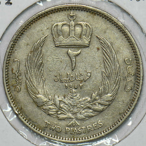Libya 1952 AH 1372 2 Piastres 152527 combine shipping