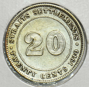 Straits Settlements 1910 20 Cents 197527 combine shipping