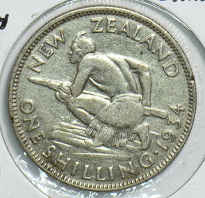 New Zealand 1934 Shilling 0 240884 combine shipping
