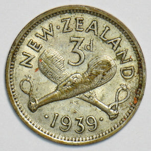 New Zealand 1939 3 Pence 904323 combine shipping