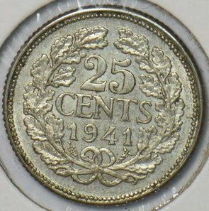 Netherlands 1941 25 Cents 151015 combine shipping
