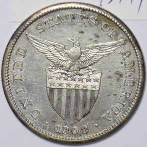 Philippines 1908 S Peso Eagle animal P0280 combine shipping
