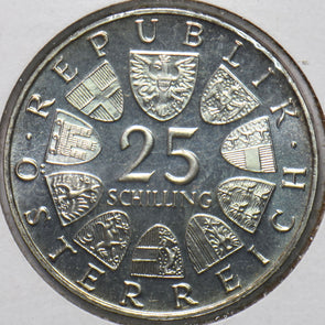 Austria 1964 25 Schilling Proof 192819 combine shipping