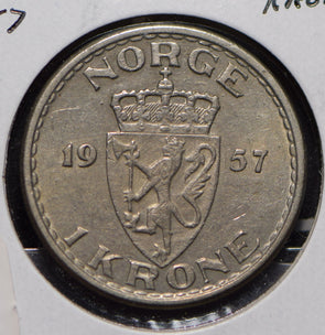 Norway 1957 Krone Lion animal  900280 combine shipping
