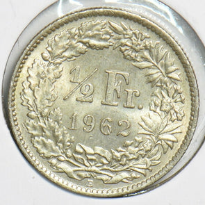 Switzerland 1962 1/2 Franc 240603 combine shipping