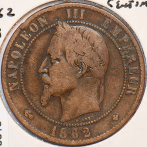 France 1862 BB 10 Centimes Eagle animal 900613 combine shipping