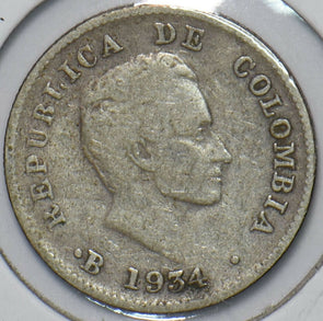 Colombia 1934 10 Centavos 195383 combine shipping