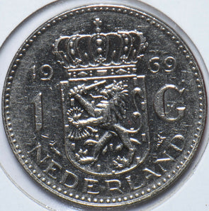 Netherlands 1969 Gulden Lion animal 900494 combine shipping
