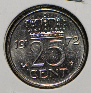 Netherlands 1972 25 Cents  900249 combine shipping