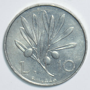 Italy 1949 10 Lire 198178 combine shipping