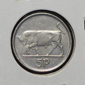 Ireland 1992 5 Pence Bull animal  900691 combine shipping