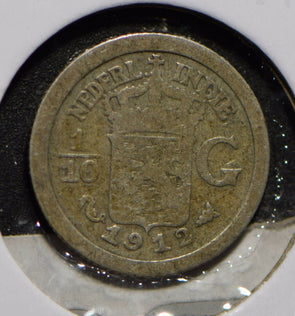 Netherlands East Indies 1921 1/10 Gulden  901197 combine shipping