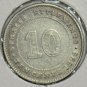 Straits Settlements 1898 10 Cents 298207 combine shipping