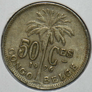 Belgium Congo 1926 50 Centimes 151970 combine shipping