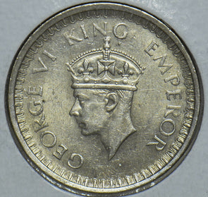 British India 1943 1/2 Rupee 190744 combine shipping