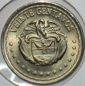 Colombia 1964 20 Centavos Condor animal 297405 combine shipping