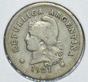 Argentina 1921 10 Centavos 198770 combine shipping