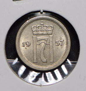 Norway 1957 10 Ore  291645 combine shipping