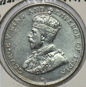 Straits Settlements 1920 50 Cents 296039 combine shipping