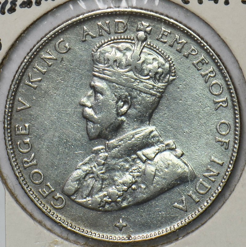 Straits Settlements 1920 50 Cents 296039 combine shipping
