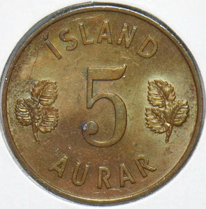 Iceland 1946 5 Aurar 192347 combine shipping