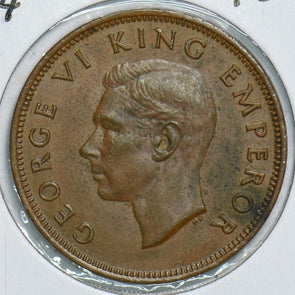 New Zealand 1944 1/2 Penny 198926 combine shipping