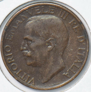 Italy 1926 10 Centesimi Honey Bee animal Vittorio Emanvele III 292907 combine sh