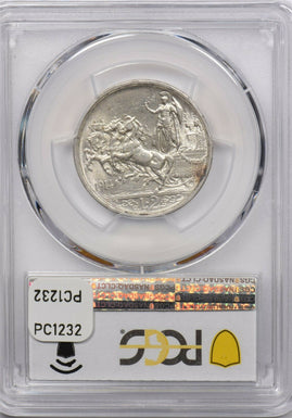 Italy 1914 R 2 Lire Horse animal PCGS MS 62 rare condition KM-55 PC1232 combine
