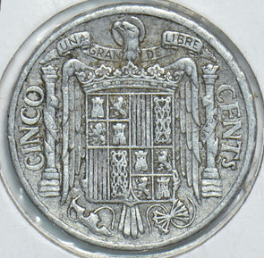 Spain 1941 5 Centimos Horse animal 153867 combine shipping