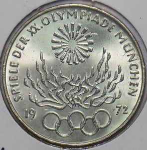 Germany 1972 10 Mark Eagle animal Olympic Games 1972 in Munich 195180 combine sh