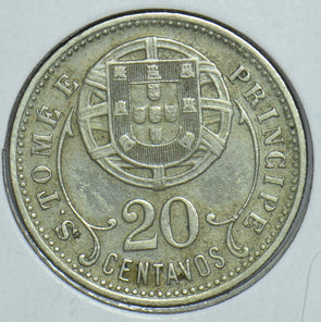 St. Thomas & Prince 1929 20 Centavos 191630 combine shipping