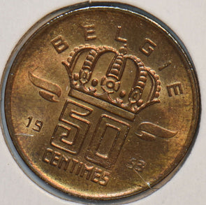 Belgium 1953 50 Centimes 297380 combine shipping