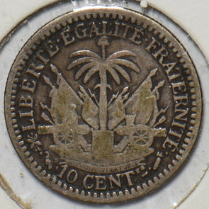 Haiti 1881 10 Centimes 195764 combine shipping