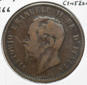 Italy 1866 10 Centesimi  191859 combine shipping