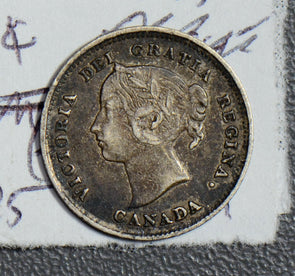 Canada 1885 5 Cents silver CA0242 combine shipping