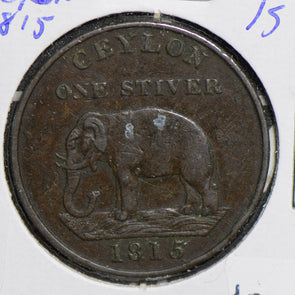 Ceylon 1815  elephant animal Stiver C0382 combine shipping