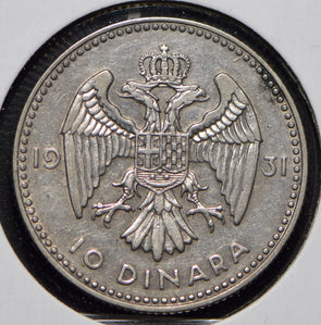 Yugoslavia 1931 10 Dinara Eagle animal  191513 combine shipping