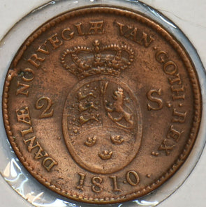 Denmark 1810 2 Skilling 296888 combine shipping